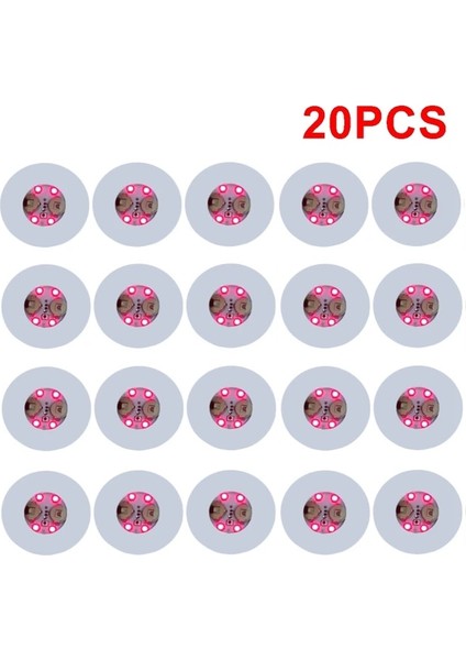 20 Adet Kırmızı 6cm 1/10/20/30/50 Adet LED Coaster Light Up Şişe Çıkartmaları Likör Içecek Aydınlık Bardak Mat Club Bar Parti Araba Düğün Parti Vazo Dekor (Yurt Dışından)