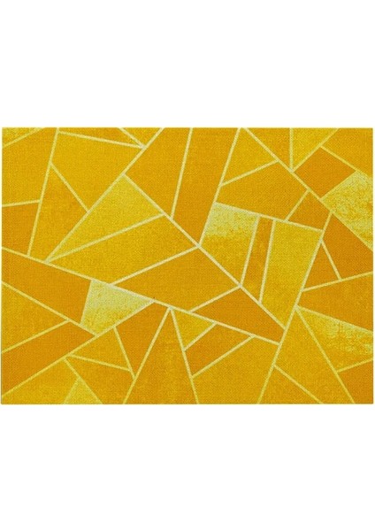 LM3128 32X42CM-KETEN Sarı Pamuk Keten Placemat Masa Geometrik Ananas Meyve Yemek Masası Mat Yemek Kasesi Coaster Pad Ev Dekor 32X42CM (Yurt Dışından)