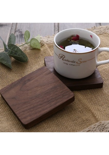 Kayın Yuvarlak-2 1 Adet 1 Adet Katı Ceviz Ahşap Bardak Altlığı Yuvarlak Kare Kayın Ahşap Bardak Altlığı Dayanıklı Isıya Dayanıklı Çay Kahve Fincan Altlığı Placemats (Yurt Dışından)