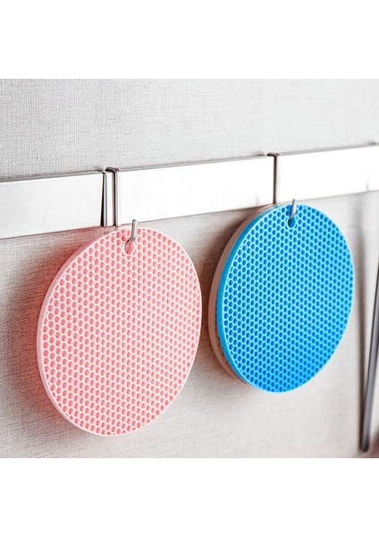 18CM Tip 1 Yuvarlak Genel 18/14CM Yuvarlak Isıya Dayanıklı Silikon Mat Gıda Sınıfı Servis Altlığı Yeni Çok Fonksiyonlu Kaymaz ve Ütü Önleyici Petek Bardak Altlıkları (Yurt Dışından)