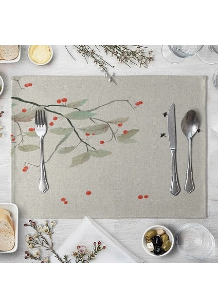 Stil 10 32X42 cm Erik Baskılı Yemek Placemat Ev Bardak Yemek Masası Paspaslar Ev Dekor Mutfak Aksesuarları Modern Placemats Masa Кухня (Yurt Dışından)