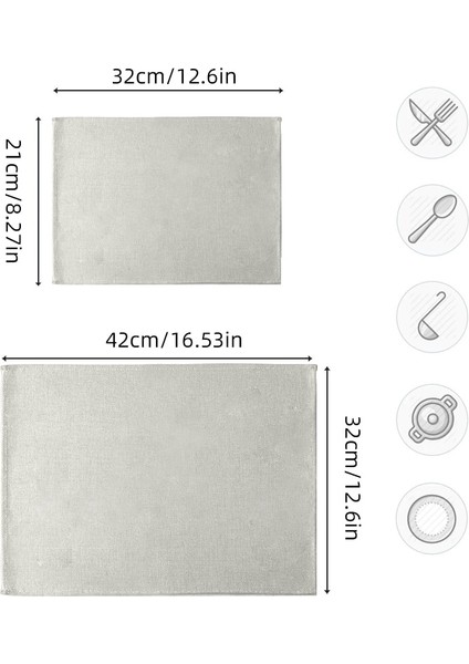 Stil 10 32X42 cm Erik Baskılı Yemek Placemat Ev Bardak Yemek Masası Paspaslar Ev Dekor Mutfak Aksesuarları Modern Placemats Masa Кухня (Yurt Dışından)