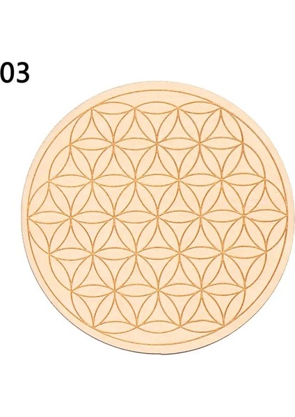 B-10 cm Ahşap Duvar Tabelası Yaşam Şekli Çiçek Lazer Kesim Ahşap Duvar Sanatı El Yapımı Coaster Craft Yapımı Kutsal Geometri Süs Ev Dekor (Yurt Dışından)