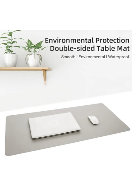 Blue2 90X45 cm Büyük Boy Ofis Masası Koruyucu Mat Pu Deri Su Geçirmez Mouse Pad Masaüstü Klavye Masa Pedi Oyun Mousepad Pc Aksesuarları (Yurt Dışından) fırsatları