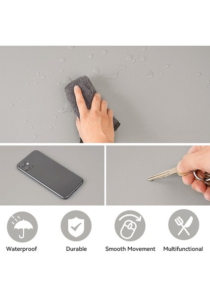 Blue2 90X45 cm Büyük Boy Ofis Masası Koruyucu Mat Pu Deri Su Geçirmez Mouse Pad Masaüstü Klavye Masa Pedi Oyun Mousepad Pc Aksesuarları (Yurt Dışından) indirimleri