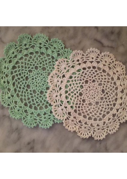 Siyah Yuvarlak Yuvarlak 20 cm 2023 Modern Dantel Pamuk Masa Yer Mat Tığ Işi Yuvarlak Kahve Placemat Ped Noel Pan Coaster Fincan Kupa Çay Yemek Bardak Altlığı Peçete Mutfak (Yurt Dışından)