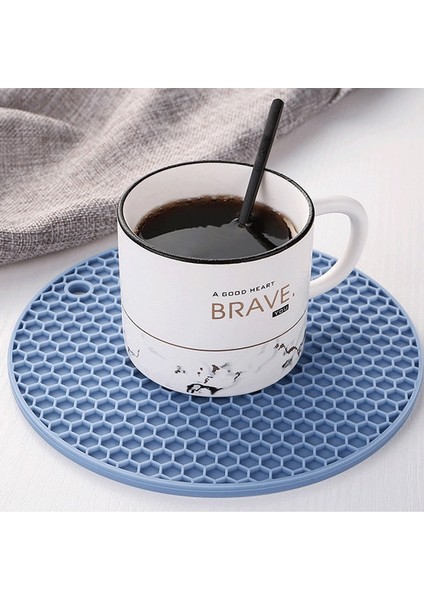 Tip 7 17.5X17.5 cm 1 Adet Silikon Mat Coaster Gıda Sınıfı Malzeme Placemat Kaymaz Masa Mat Mutfak Aksesuarları Araçlar Yuvarlak Bardak Mat (Yurt Dışından) modelleri