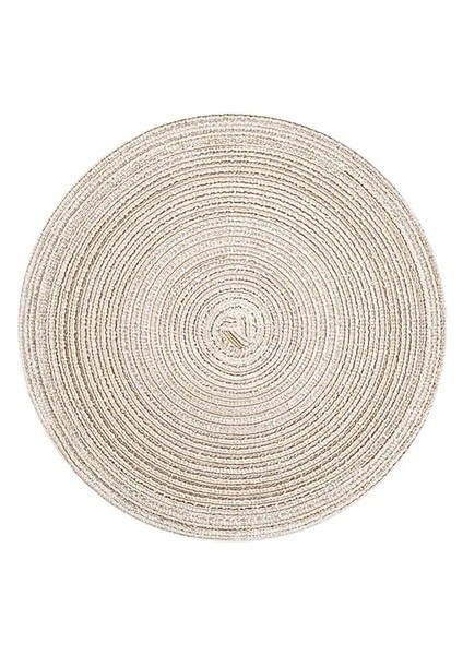 Bej 8 Adet 18 cm 8/10/12 Adet Masa Servis Altlıkları Masa Matı Için Rami Yalıtım Pedi Placemats Keten Kaymaz Masa Paspasları Ev Dekorasyon Pedi Coaster (Yurt Dışından)