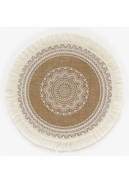 01 Yuvarlak Nakış/dantel Masa Placemat Iskandinav Tarzı Kaymaz Placemat Isı Yalıtım Mobilya Dekorasyonu Mat Kahve Fincanı Paspaslar (Yurt Dışından)