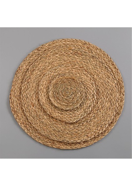 Style1 11 cm Isı Yalıtımı Yuvarlak Ped Coaster Placemat El Yapımı Mısır Su Çim Örgü Mat Placemat Masa Paspasları Ev Dekor Çim Paspaslar (Yurt Dışından) modelleri