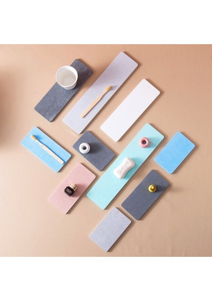 C5 S Emici Diatomit Coaster Nordic Ins Banyo Rafı Çabuk Kuruyan Sabunluk Kaymaz Su Bardağı Altlığı Küf Geçirmez Masa Altlığı (Yurt Dışından)