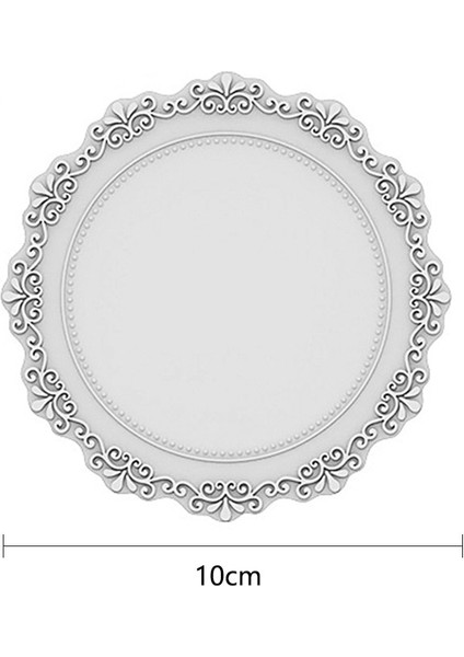 A5 Gösterildiği Gibi Dantel Silikon Bardak Servis Altlığı Kabartma Alt Kaymaz Masa Dekorasyon Mat Mutfak Aksesuarları Yuvarlak Bardak Mat Sofra Pedi (Yurt Dışından) fırsatları