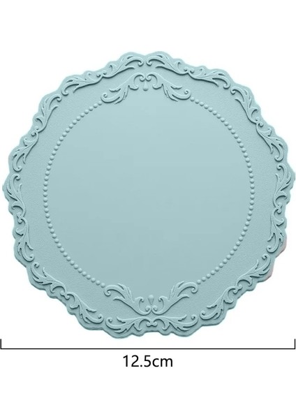 A5 Gösterildiği Gibi Dantel Silikon Bardak Servis Altlığı Kabartma Alt Kaymaz Masa Dekorasyon Mat Mutfak Aksesuarları Yuvarlak Bardak Mat Sofra Pedi (Yurt Dışından) indirimleri