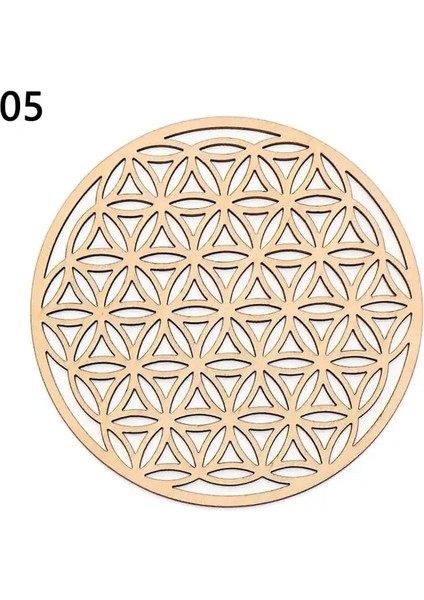 C-10 cm 1 Pc Ahşap Duvar Çiçek Yaşam Şekli Sanat Ev Dekor Lazer Kesim Kaymaz Bardak Altlığı Takımı Ahşap Placemats Masa Mat Yuvarlak Fincan Altlığı (Yurt Dışından)