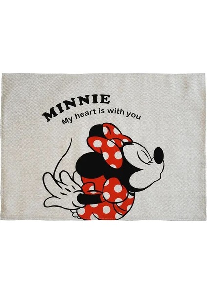 Pm-01 Dikdörtgen 46CMX33CM Mickey Mouse Baskı Mutfak Servis Altlığı Disney Yemek Pişirme Paspasları Batı Pedi Pamuk Keten Bardak Altlığı Kase Isıya Dayanıklı Mat (Yurt Dışından)