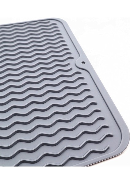 L 43X33.2CM Mavi Resim Olarak Silikon Bulaşık Kurutma Paspasları Kalınlık Isıya Dayanıklı Trivet Damlama Tepsisi Bardak Altlıkları Kaymaz Pot Tutucu Masa Mutfak Aksesuarları (Yurt Dışından) fırsatları