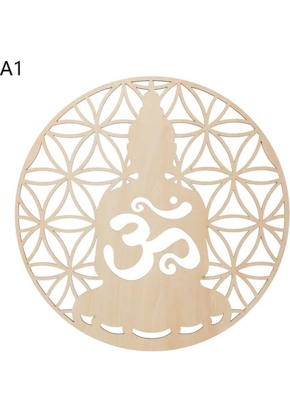 P Stil 1-14 cm 1 Pc Ahşap Duvar Çiçek Yaşam Şekli Sanat Ev Dekor Lazer Kesim Kaymaz Bardak Altlığı Takımı Ahşap Placemats Masa Mat Yuvarlak Fincan Altlığı (Yurt Dışından)