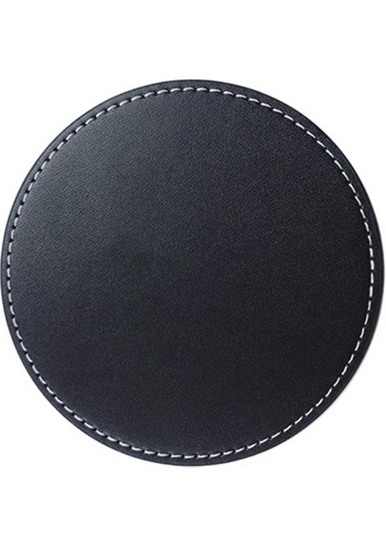 Siyah 10 cm Pu Deri Bardak Su Geçirmez Isıya Dayanıklı Yuvarlak Bardak Altlığı Bardak Mat Sofra Yalıtım Mat Kase Placemat Ev Dekor 1 Adet (Yurt Dışından) indirimleri