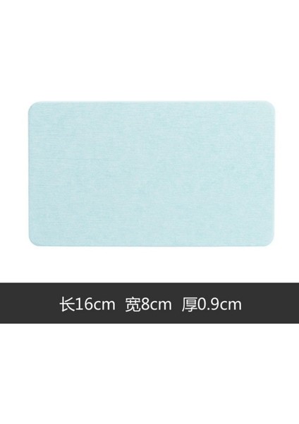 B6 S Emici Diatomit Coaster Nordic Ins Banyo Rafı Çabuk Kuruyan Sabunluk Kaymaz Su Bardağı Altlığı Mildewproof Masa Altlığı (Yurt Dışından)