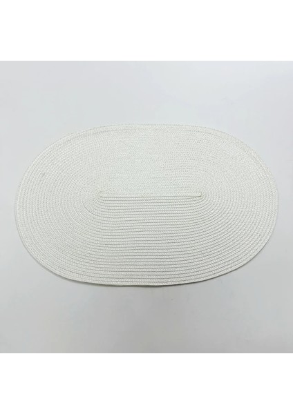R Oval 6 Adet 4 Adet Oval Isı Yalıtımı Kaymaz Placemat Yemek Masası Kase Bulaşık Pedi Mat Su Geçirmez Set De Masa Mutfak Placema (Yurt Dışından)