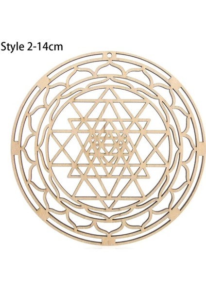 Stil 2-14 cm 1 Pc Ahşap Duvar Çiçek Yaşam Şekli Sanat Ev Dekor Lazer Kesim Kaymaz Bardak Altlığı Takımı Ahşap Placemats Masa Mat Yuvarlak Fincan Altlığı (Yurt Dışından)
