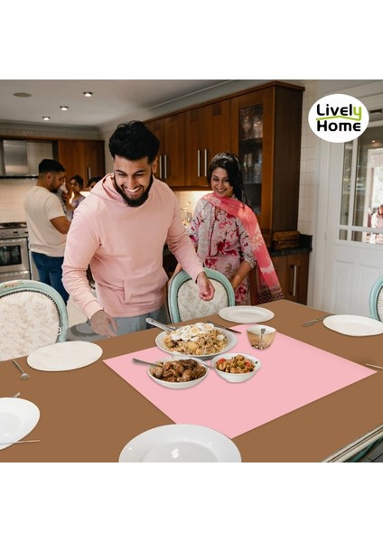 Turuncu 60X40CM Büyük Silikon Placemat 1mm Mutfak Masa Mat Pişirme Hamuru Yoğurma Pasta Tezgahı Yemek Tabağı 60X40 Isıya Dayanıklı Mat Pad (Yurt Dışından)