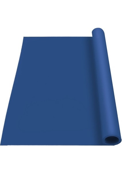 Mavi 60X50 cm Ekstra Büyük Silikon Mat Isıya Dayanıklı Levha Su Geçirmez Ped Mutfak Tezgahı Koruyucu Vinil Zanaat Paspaslar Kaymaz Masa Placemat (Yurt Dışından)