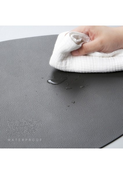 Yeşil Servis Altlığı ve Bardak Altlığı Servis Altlığı Masa Mat Sofra Pedi Pu Deri Su Geçirmez Isı Yalıtımı Kaymaz Servis Altlığı Yumuşak Siyah Kahverengi Yıkanabilir Kase Altlığı (Yurt Dışından) indirimleri