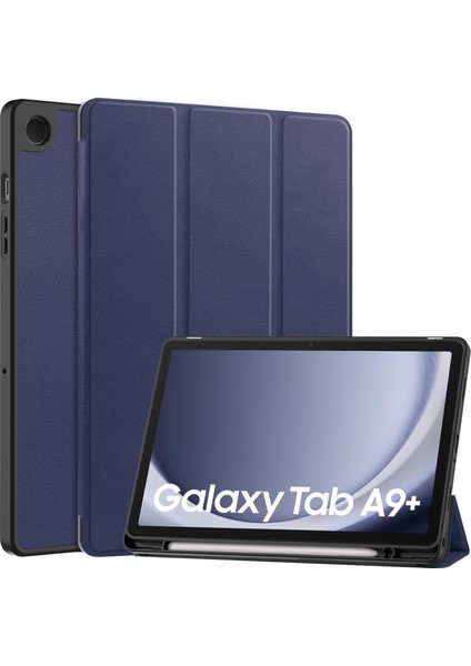 Samsung Galaxy Tab A9 Plus 2023 Için Otomatik Uyandırma Uyku Özellikli Darbeye Dayanıklı Tablet Kılıfı (Yurt Dışından)