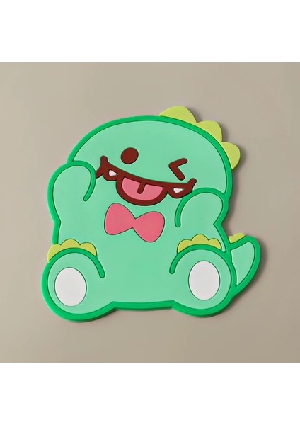 02 Karikatür Figürü Karikatür Özel Şekilli Coaster Sevimli Kaymaz Yalıtım Pedi Ev Mutfak Haşlanma Önleyici Ped Silikon Çay Altlığı Placemat (Yurt Dışından)