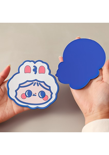 02 Karikatür Figürü Karikatür Özel Şekilli Coaster Sevimli Kaymaz Yalıtım Pedi Ev Mutfak Haşlanma Önleyici Ped Silikon Çay Altlığı Placemat (Yurt Dışından) indirimleri