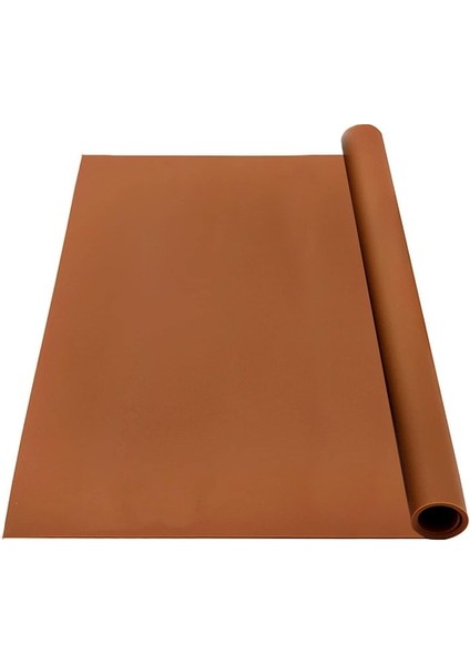 Kahve 30X50 cm Ekstra Büyük Silikon Mat Isıya Dayanıklı Levha Su Geçirmez Ped Mutfak Tezgahı Koruyucu Vinil Zanaat Paspaslar Kaymaz Masa Placemat (Yurt Dışından)