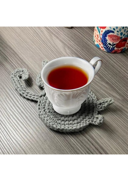Turuncu L Kedi Butt Coaster Çay Kahve Fincanı Masa Mat Placemats Dayanıklı Isıya Dayanıklı Masa Placemats Kase Ped Bardak Yeni Ev Dekorasyonu (Yurt Dışından)
