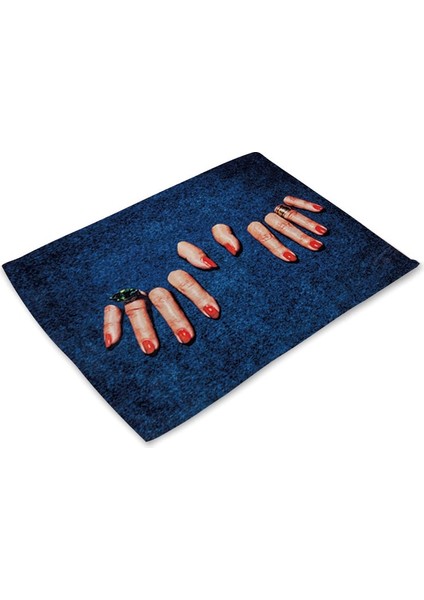 21 32X42CM 32X42CM Italya Tarzı Keten Yemek Masası Mat Isıya Dayanıklı Placemat Masa Içecek Için Bardak Altlığı Ev Dekor Mutfak Aksesuarları (Yurt Dışından) indirimleri