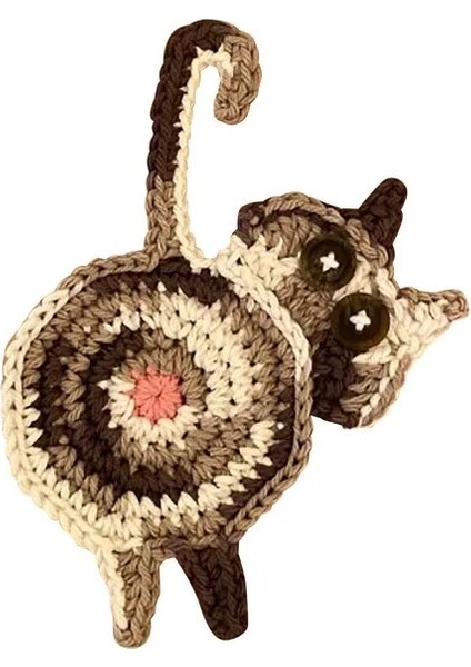 G Kedi Butt Coaster Çay Kahve Fincanı Coaster Placemats Dayanıklı Isıya Dayanıklı Bardak Kase Pedi Masa Mat Ev Dekorasyon Posavasos (Yurt Dışından)