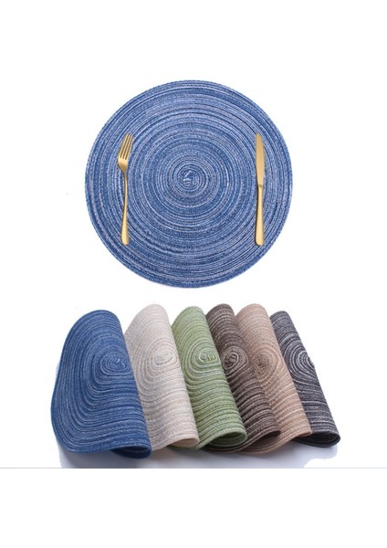 Yeşil 10 Adet 30 cm 8/10/12 Adet Masa Servis Altlıkları Masa Mat Için Rami Yalıtım Pedi Placemats Keten Kaymaz Masa Paspasları Ev Dekorasyon Pedi Coaster (Yurt Dışından) modelleri