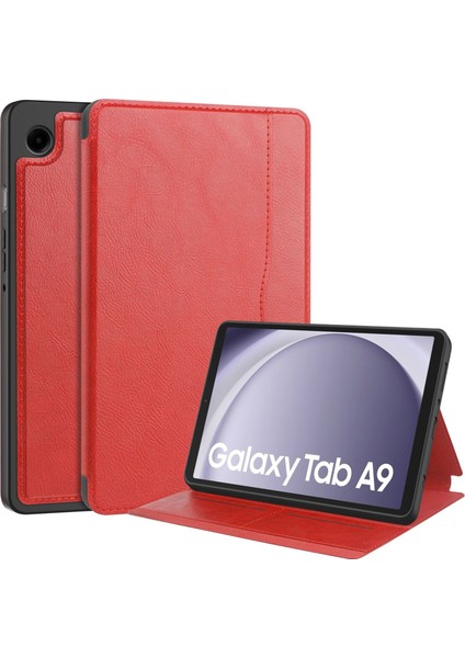 Samsung Galaxy Tab A9 X110 Için Otomatik Uyandırma Uyku Özellikli Darbeye Dayanıklı Tablet Kılıfı (Yurt Dışından)