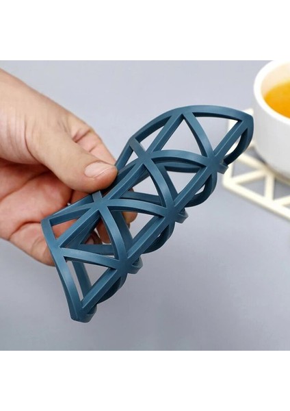 Kırmızı B 12X13 cm Silikon Sofra Yalıtım Mat Coaster Altıgen Silikon Paspaslar Ped Isı Yalıtımlı Kase Placemat Ev Masa Süsü Mutfak Aletleri (Yurt Dışından) indirimleri