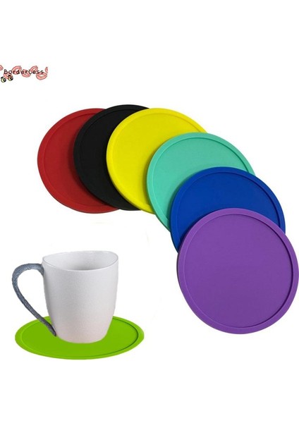 Sarı Yuvarlak Tek Boyut Toksik Olmayan Tatsız Isı Yalıtımı Su Geçirmez Placemat Masa Mat Silikon Bardak Altlığı Bardak Altlığı Kahve Drinkware Ped Ev Dekor (Yurt Dışından) fiyatları