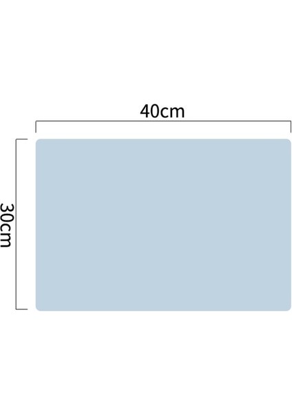 40X30CM Mavi 1 Adet 60/40CM Büyük Boy Gıda Sınıfı Silikon Su Geçirmez Placemat Isı Yalıtımı Anti-Patinaj Yıkanabilir Masa Mat Mutfak Yemeği Için (Yurt Dışından)