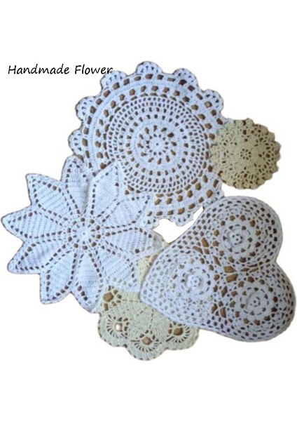 Bej Birçok Boyut Sıcak Noel Poinsettia Çiçek Pamuk Placemat Fincan Altlığı Mutfak Masa Yer Mat Kumaş Tığ Işi Çay Bardak Altlığı Peçete Düğün Parti Pedi (Yurt Dışından) fiyatları