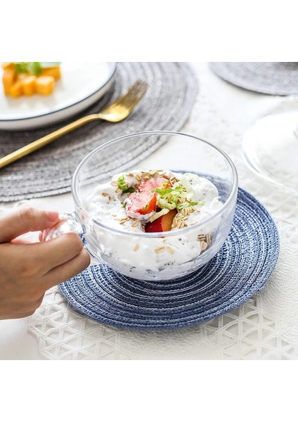 GREEN18CM 2 Adet 2/4/6 Adet Dokuma Yuvarlak Placemat Masa Mat Pad Isıya Dayanıklı Kaseler Kahve Fincanları Coaster Sofra Mat Ev Dekorasyon Mutfak Aracı (Yurt Dışından)