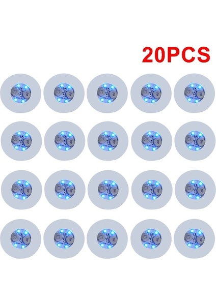 20PCS Mavi Aydınlık Bardak Etiket 1/10/20/200PCS LED Coaster Light Up Bardak Çıkartmalar Likör Şişesi Içecek Aydınlık Bardak Mat Club Bar Parti Araba Düğün Vazo Dekor (Yurt Dışından)