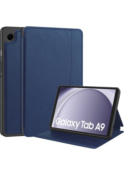 Samsung Galaxy Tab A9 X110 Için Otomatik Uyandırma Uyku Özellikli Darbeye Dayanıklı Tablet Kılıfı (Yurt Dışından)