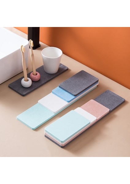 16X8X0.9 cm S Ev Su Emici Ped Diatomit Mat Isıya Dayanıklı Coaster Çabuk Kuruyan Diatomlu Toprak Mutfak Lavabo Musluğu Mat Kaymaz (Yurt Dışından) fırsatları