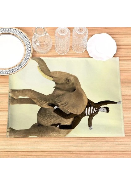 202302-09 30X40 cm Ev Dekor Elvis Presley Baskı Keten Yemek Masası Paspaslar Alfabe Mutfak Placemat 30X40 cm Bardak Pedleri Kase Fincan Mat (Yurt Dışından)