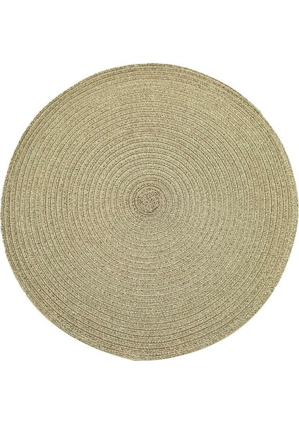 2CD-51009-011 30 cm Yuvarlak Dokuma Iskandinav Tarzı Kaymaz Placemat Coaster Yalıtım Dolgu Kupa Bardak Masa Mat Ev Dekor Peçete Mutfak Aksesuarları (Yurt Dışından)
