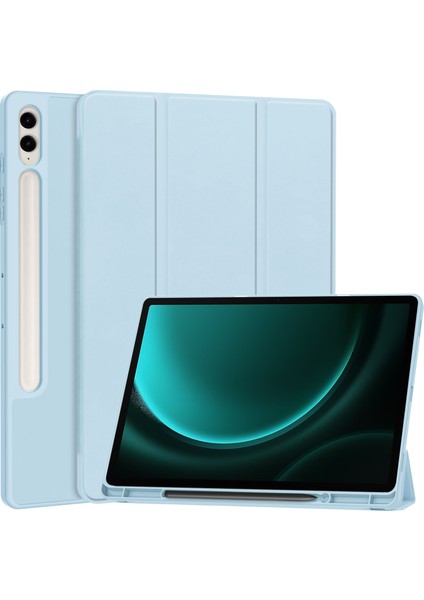 Samsung Galaxy Tab S9 Fe Plus Için Otomatik Uyandırma Uyku Özellikli Darbeye Dayanıklı Tablet Kılıfı (Yurt Dışından)