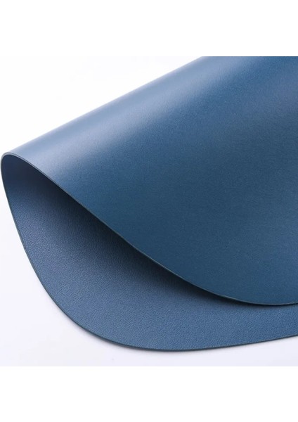 Donanma 45X37 cm Bardak Altlığı ile Inyahome Pu Deri Çift Taraflı Servis Altlığı ve Bardak Altlığı Seti Yükseltilmiş Kahve Paspasları Ev Mutfak Yemek Masası Yer Paspasları Nordic (Yurt Dışından)