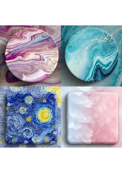 J 1 Adet Masaüstü Diatomit Su Emme Coaster Kahve Çay Mat Masa Placemats Anti-Haşlanma Fincan Bardak Altlığı Seti Mutfak Aksesuarları (Yurt Dışından) modelleri